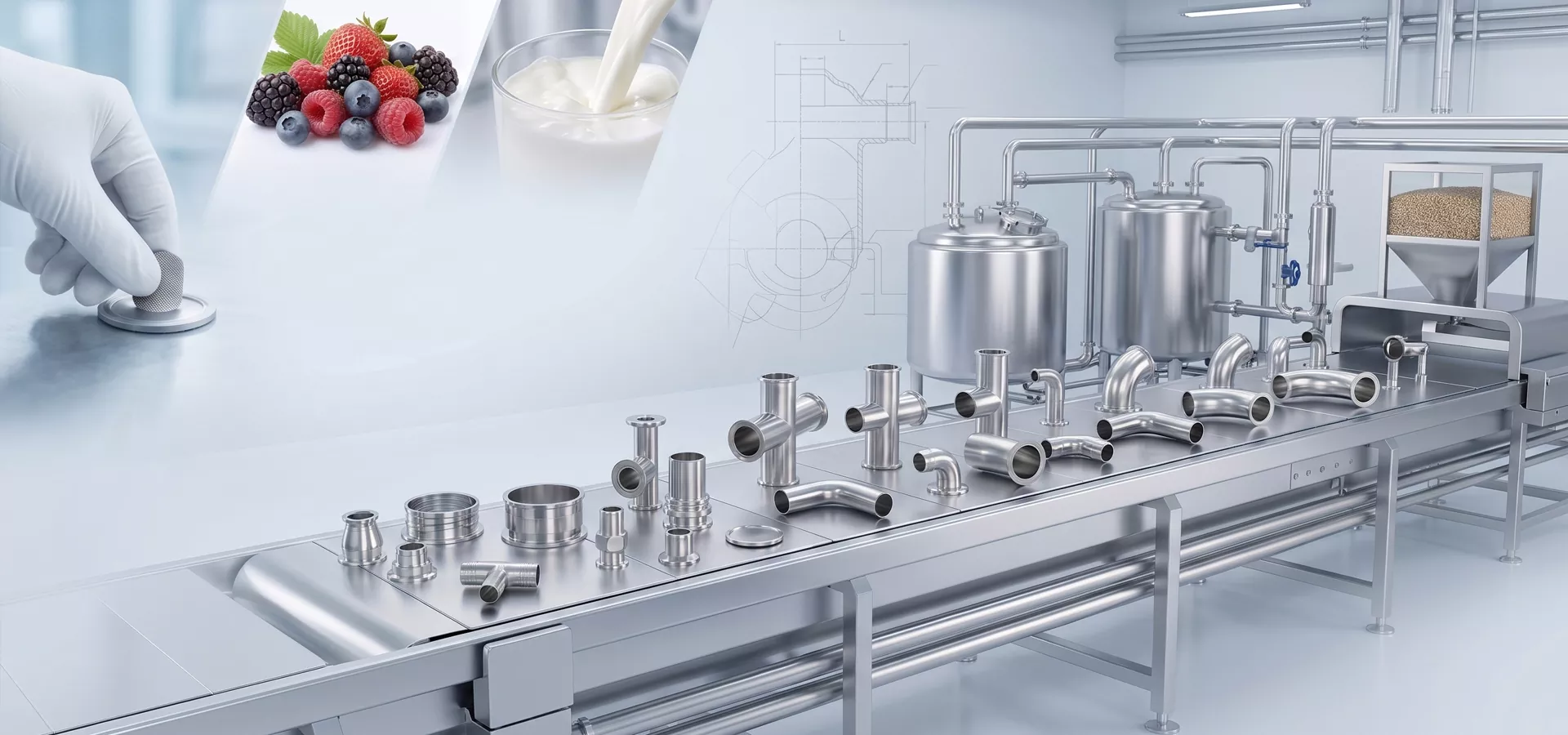 Trung Quốc Phụ kiện đường ống thép không gỉ vệ sinh nhà cung cấp Trung Quốc Phụ kiện đường ống thép không gỉ vệ sinh nhà cung cấp