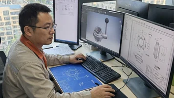 100% shell and seat pressure testing of sanitary valves before shipment